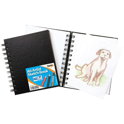 Artist Sketchbook Book Tiger A6