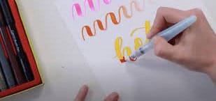 Camlin Kokuyo Brush Pens,-min